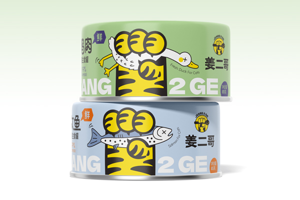 姜二哥貓糧品牌與包裝設(shè)計(jì)